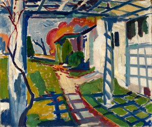 Weinlaube, ca. 1915