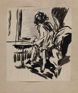 Ohne Titel (Sitzende Figur) von H. Lyman Sayen