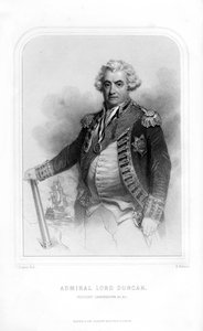 Adam Duncan, Viscount Duncan von Camperdown, schottischer Marineoffizier, 1870 von H. Robinson