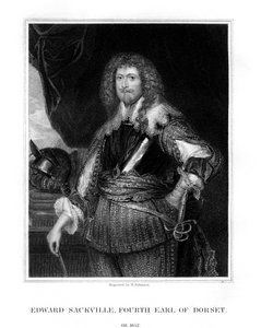 Edward Sackville, 4. Earl of Dorset, englischer Soldat und Staatsmann, 1829 von H. Robinson
