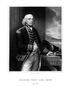 Richard Howe, 1. Earl Howe, britischer Admiral, 1832