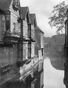 Das Weberhaus am Fluss Stour, Canterbury, Kent, 1924-1926