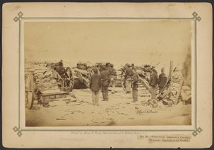 Abschnitt Capt. Ashcrofts Batterie, 12-Pfünder Napoleons, in 2. Parallel von Haas and Peale
