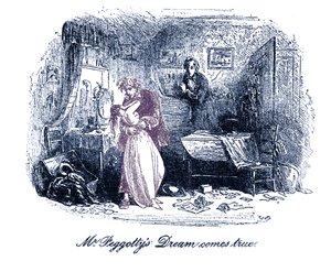 David Copperfield von Hablot Knight Browne
