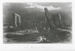 Londons Straßen: Das Treffen bei Stonehenge von Hablot Knight (1815 92) Browne