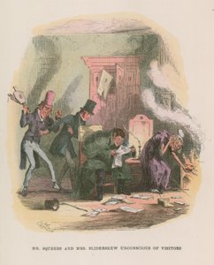 Illustration für Nicholas Nickleby von Hablot Knight Browne