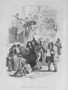 Nicholas reist nach Yorkshire, Illustration aus 