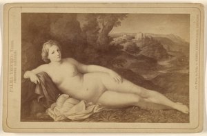 Palma Vecchio: Venus. Dresdner Galerie. von Hanns Hanfstaengl