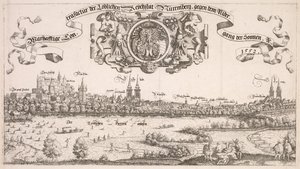 Panoramablick auf Nürnberg: Mittlerer Teil