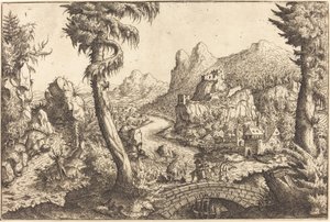 Die Flucht nach Ägypten von Hanns Lautensack