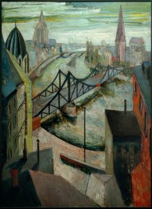 Der Eiserne Steg in Frankfurt am Main von Hanns Ludwig Katz