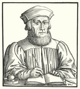 Johannes Aventinus, bayerischer Renaissance-Humanist, Historiker und Philologe von Hanns Sebald Lautensack