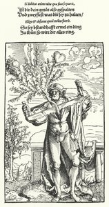 Entschlossenheit (Gravur) von Hans (after) Burgkmair