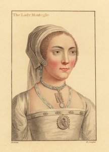 Lady Mary Brandon, Baroness Monteagle von Hans (after) Holbein the Younger