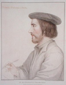 Nicholas Borbonius (1503-50) graviert von Francesco Bartolozzi (1727-1815) 1793 von Hans (after) Holbein the Younger