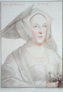 Die Lady Marchioness of Dorset (1481-1535), graviert von Francesco Bartolozzi, 1795 von Hans (after) Holbein the Younger