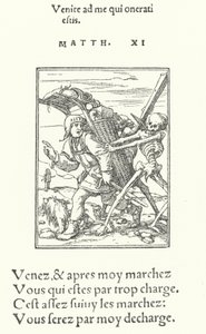 Der Hausierer (Gravur) von Hans (after) Holbein the Younger