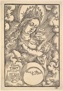 Stillende Madonna, aus Enchiridon poeticum, 1515