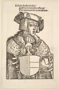 Porträt von Karl V. von Hans Baldung