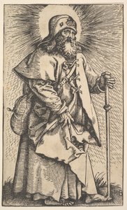 Der heilige Jakobus der Ältere, aus Christus und die Apostel (1519) von Hans Baldung