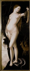 Allegorische Figur (Allegorie der Klugheit) von Hans Baldung Grien