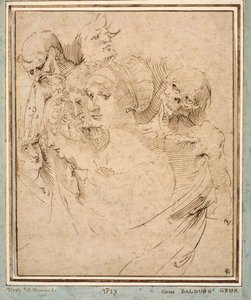 Der Tod mit sieben Köpfen von Hans Baldung Grien