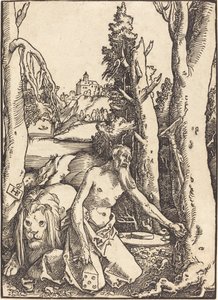Heiliger Hieronymus in der Wüste von Hans Baldung Grien