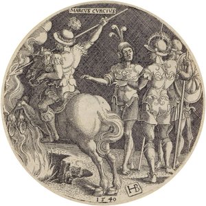 Marcus Curtius von Hans Brosamer