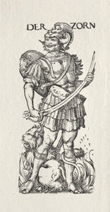 Die sieben Laster: Zorn von Hans Burgkmair