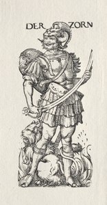 Die sieben Laster: Zorn von Hans Burgkmair