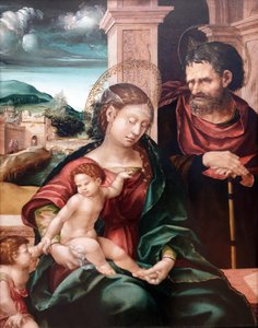 Die Heilige Familie mit dem kleinen Johannes