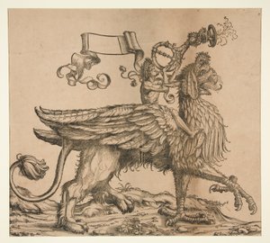 Herold (Verkünder des Triumphs) von Hans Burgkmair the Elder