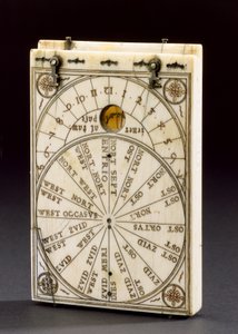 Tablet-Kompass-Sonnenuhr, Nürnberg, 1574