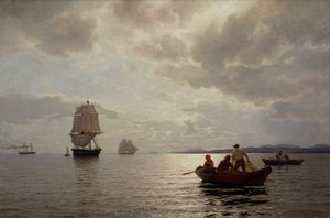 Vom Oslofjord von Hans Gude