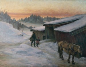 Von Sandviken von Hans Gude