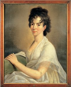 Porträt von Costanze Weber, Ehefrau von Wolfgang Amadeus Mozart