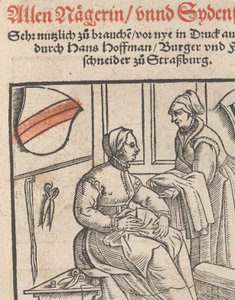 New Modelbüch allen Nägerin u. Sydenstickern Titelblatt, 1r, 1556