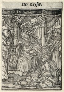 Totentanz: Der Kaiser von Hans Holbein