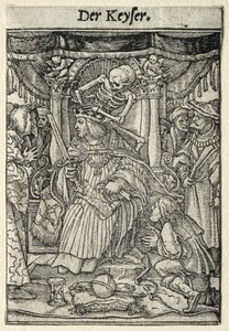 Totentanz: Der Kaiser von Hans Holbein