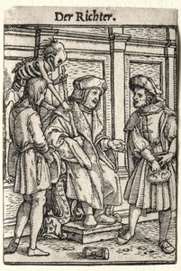 Totentanz: Der Richter von Hans Holbein