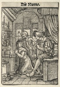Totentanz: Die Nonne von Hans Holbein