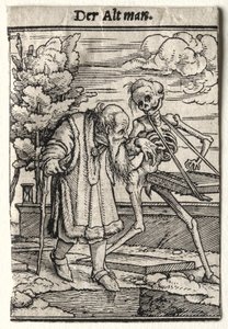 Totentanz: Der alte Mann von Hans Holbein