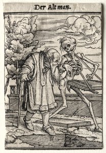 Totentanz: Der alte Mann von Hans Holbein