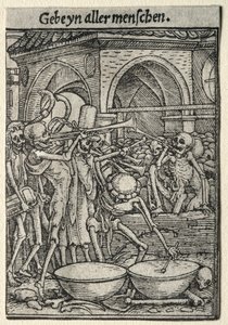 Totentanz: Die Trompeter des Todes von Hans Holbein