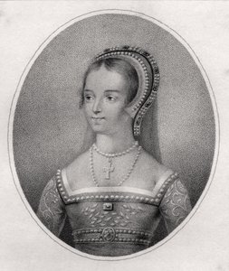 Catherine Parr, graviert von Bocquet, aus 