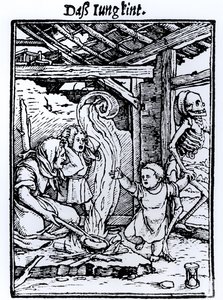 Der Tod holt ein Kind, aus der Serie 