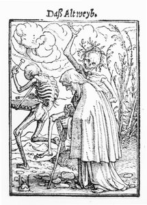 Der Tod und die alte Frau, aus 