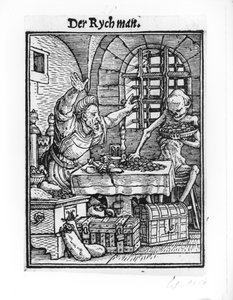 Der Tod und der Reiche, aus 