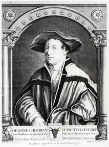 Hans Holbein der Jüngere, graviert von Bartholomaus Huebner, 1790 von Hans Holbein der Jüngere