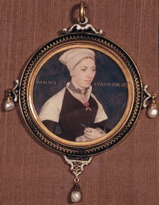 Miniaturporträt von Jane Small, früher bekannt als Mrs. Robert Pemberton, ca. 1540